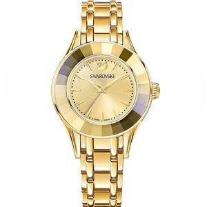 Swarovski Alegria 33mm Golden Crystal Bezel Watch